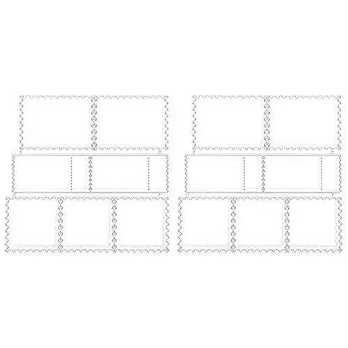 Produktbild: Pssopp 2 Stück Schneidwerkzeuge für Stempel, Metallrahmen Schneidwerkzeuge Prägeschablonen für die Kartenherstellung Scrapbooking Album Dekoration-Blume