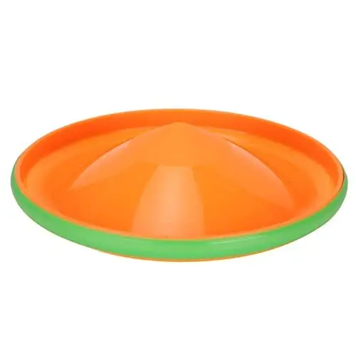 Produktbild: Pssopp PC Dog Flying Disc, Training Interaktive Leichte Schwimmende Flying Disc Hundesportspielzeug Flying Discs Spiel Hundespielzeug für kleine mittelgroße Hundewelpen Outdoor-Sport Orange