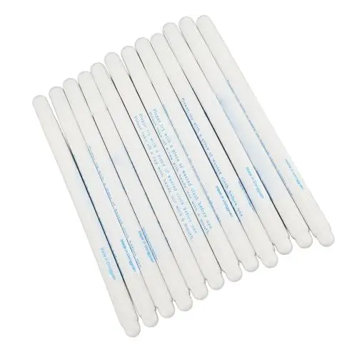 Produktbild: Yusat 12PCS Wasserlöslicher Stift, Multifunktionaler, Verschwindender Tinte, Wasserlöslicher Markierungsstift Stickereien (Weiß)
