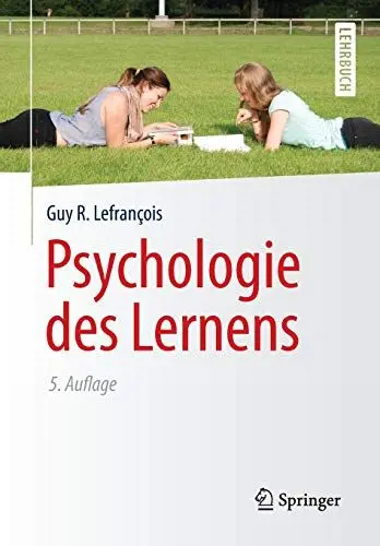 Produktbild: Psychologie des Lernens (Springer-Lehrbuch)