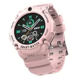 Produktbild: PTHTECHUS 4G GPS WiFi Kinder Smartwatch Telefon, Runder HD Touchscreen Handy Uhr für Kind mit Anti-Verlorener GPS W-LAN LBS Ortung Tracker, MP3, Videoanruf, SOS, Voice Chat, MP3, Pedometer (Rosa)