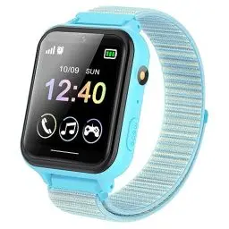 Produktbild: PTHTECHUS Kinder Smartwatch, Telefon Uhr für Kinder 10 Spiele MP3 Musik Anruf Taschenlampe Kamera SOS Touchscreen, Kids Smart Watch mit Schrittzähler Wecker Recorder Geschenk für Junge Mädchen (Blau)