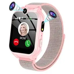 Produktbild: PTHTECHUS® Kinder Smartwatch Telefon – Kinder Uhr mit Zwei Wege Gespräch MP3 Dual Kamera Rechner Rekorder und SOS Hörbuch Spiel Uhr für 4-15 Jahre alt Jungen Mädchen Geburtstags Geschenke