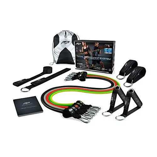 Produktbild: PTP Unisex – Erwachsene Power Tube Pro Fitness Set, schwarz, OS