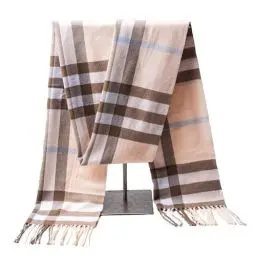 Produktbild: PUERHUACI Schal Kariert,Schal Damen Winter 30 x 190cm,Schal Winter,Warmes Weiche Mode Winter Schals,Fransenschal Kariert (Rosa)