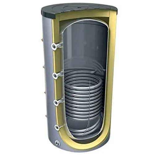 Produktbild: Pufferspeicher mit 1 Wärmetauscher für Heizungssysteme in der Größe 500 Liter