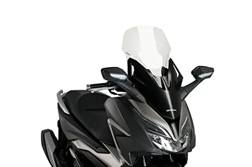 Produktbild: Puig 20679W V-Tech Line Touring Windschild in transparenter Ausführung mit aerodynamischem Design und erweitertem Windschutz