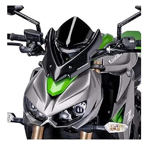 Produktbild: Puig 7011N Windschutzscheibe Cockpitverkleidung für Kawasaki Z1000 2014, Schwarz, Medium