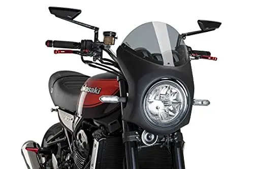 Produktbild: Puig Retro Schwarz Verkleidungscheibe 9595H für Kawasaki Z900RS 18'-19'