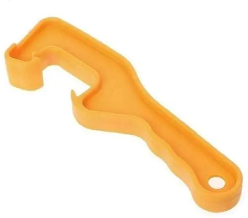 Produktbild: PULABO 1Pcs Kunststoff Gallone Eimer Eimer Farbe Fassdeckel Dosenöffner Öffnungswerkzeug Für Home Office beliebt