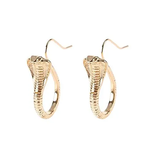 Produktbild: PULABO Ägyptische Ohrringe Schlange, Ägyptischer Schmuck Ohrringe für Damen Modeschmuck Damen Ägypten Kreative