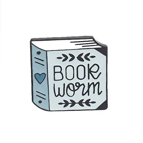 Produktbild: PULABO Buch Wurm Emaille Broschen Label Pin Abzeichen Jacke Hemden Tasche Dekor tragbar und nützlich beliebt