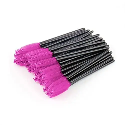 Produktbild: PULABO Durable 50 Pcs Einweg-Wimpernbürsten Mascara Wands Applikator Pinsel Make-up-Tool Kostengünstig und langlebig tragbar