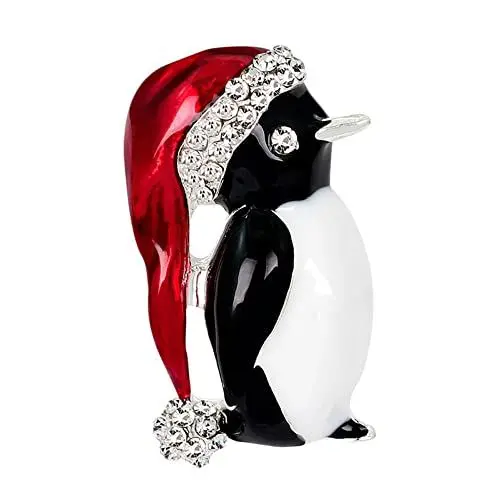 Produktbild: PULABO Pinguin Brosche Silber Brosche 4 * 2,4 cm Neu Freigegeben bequem