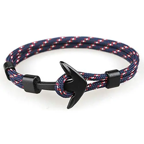 Produktbild: PULABO Trend Anchor Herren Armband Polyester Rope Fashion Kreativ und nützlich bequem