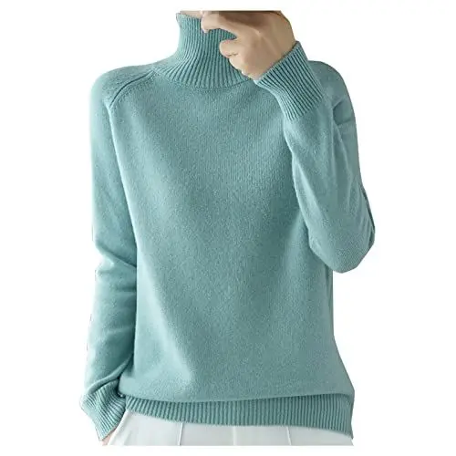Produktbild: Damen Pullover Herbst Herbst Kleidung Damen Longpullover Weihnachten Damen zopfpullover Damen Pullover mit Protektoren Strickpullover Rollkragenpullover Damen Weihnachtspullover hässlich Mode Damen
