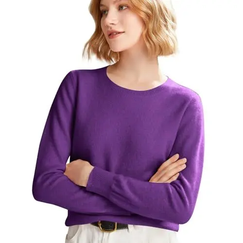 Produktbild: Pullover Damen Damen Pullover Oversize Fledermausärmel Strickpullover Winter Rundhals Pulli Geripptes Sweatshirt