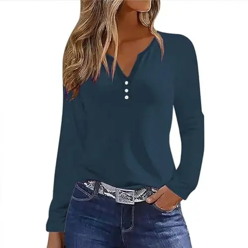 Produktbild: Pullover Damen Langarmshirt Fraeun Herbst Farbblock Tops Tunika Oberteile Lässige Mode elegant Bluse Tshirt Kleidung Pullover Damen Weiß Gestreiftes Tshirt Damen Pullover Damen Herbst Clean Girl