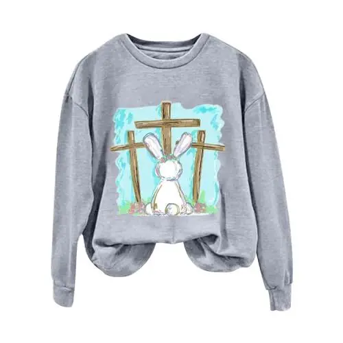 Produktbild: Pullover Frühlingsjacke Damen Wildlederjacke Damen Sweatshirt Damen Gr 48 Damen Pullover Mit Lurex Langarmshirt Damen Umstandsmode Crop Hoodie Damen Sale