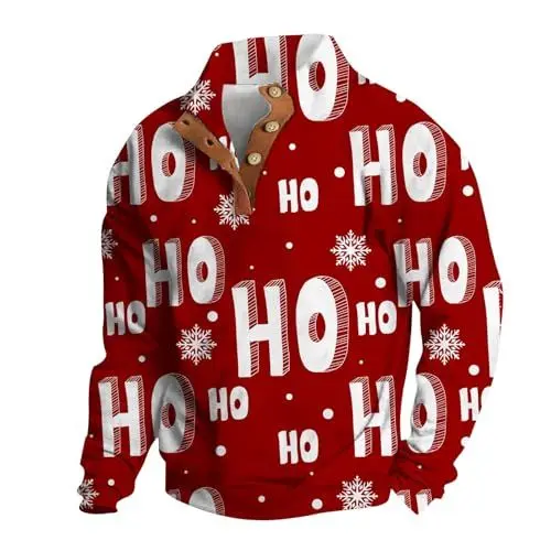 Produktbild: Pullover Herren Hässliche Weihnachtspullover Hemd Herren Langarm Hoodies Sportpullover Herren Herren Bekleidung Herren Sweatshirt Langarm Hässliche Weihnachtspullover Kordel Für Hoodie Hoodie Herren