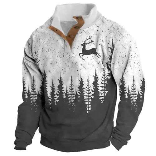 Produktbild: Pullover Herren Hässliche Weihnachtspullover Longsleeve Herren Hoody Männer Herren Sweat-Shirt Mens Sweatshirts Sweatshirts Für Herren Weihnachtspullover Herren Lustig Beheizter Hoodie Hoodie Herren