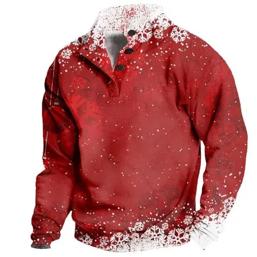 Produktbild: Pullover Herren Weihnachtspullover Herren Lustig Hemd Herren Langarm Deutschland Pullover Sportpullover Herren Klamotten Sweatshirts Für Herren Herren Arbeitspullover Beheizbare Hoodie Hoodie Herren