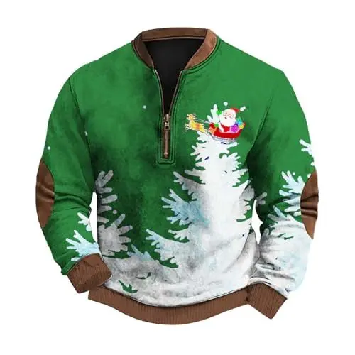 Produktbild: Pullover Weihnachten Herren Leinenjacke Herren Sommer Halloween Pulli Herren Herren Pullover L Weihnachtspullover M Pullover Hoodie Herren Lustiges Weihnachtsshirt Tshirt Herren XXXL 3XL Sale