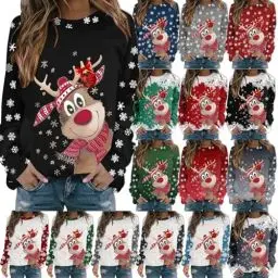 Produktbild: pullover damen,rollkragenpullover damen schwarz weihnachts pyjama damen halloween kostüm herren winter gadgets weihnachtspullover familie set baby weihnachtspullover lang damen weihnachtspullover 3