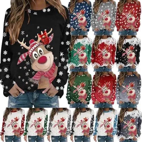 Produktbild: pullover damen,rollkragenpullover damen schwarz weihnachts pyjama damen halloween kostüm herren winter gadgets weihnachtspullover familie set baby weihnachtspullover lang damen weihnachtspullover 3