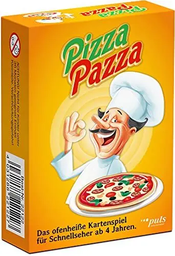 Produktbild: puls entertainment Pizza-PAZZA, Das ofenheiße Kartenspiel für Schnellseher.