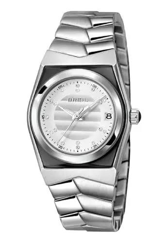 Produktbild: Breil Uhr Damen Escape Ziffernblatt Silber Bewegung NUR Zeit Quartz e Bracelet Stahl Silber TW0976
