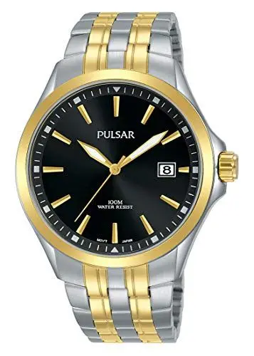 Produktbild: Pulsar Quarz Herren-Uhr Edelstahl mit Metallband PS9632X1