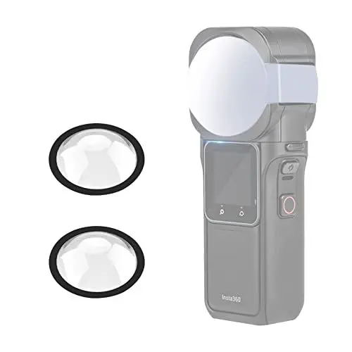 Produktbild: PULUZ Dual Lens Guard for Insta360 ONE RS 1 Inch 360 Edition PC Sticky Lens Protection for ONE RS 1 Inch 360 Edition Sports Camera Lens Cap Accessories