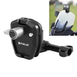 Produktbild: PULUZ Motorrad-Windschutzscheiben-Halterung für GoPro Hero12 Black 11 10/Osmo Action 4 Pocket 3 2 1, Motorrad-Windschutzscheiben-Halterung für Insta360 X4 X3 ONE X2 Ace Pro und andere Action-Kameras