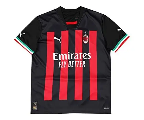 Produktbild: PUMA ACM Boy's Season 2022/23 Official Home T-Shirt, Puma Black-Tango Red, 128