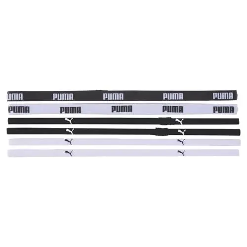 Produktbild: PUMA AT Sportbands (6pcs), Frauen Sportbands, Puma Black-Puma White, UA - 053452