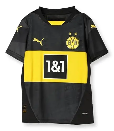 Produktbild: PUMA BVB Away Jersey Replica Jr Black-Faster Yellow - 140