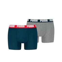 Produktbild: PUMA Boxer Boxershorts Men Herren Everyday Unterhose Unterwäsche 10er Pack, Farbe:Navy/Grey Melange, Bekleidungsgröße:XXL