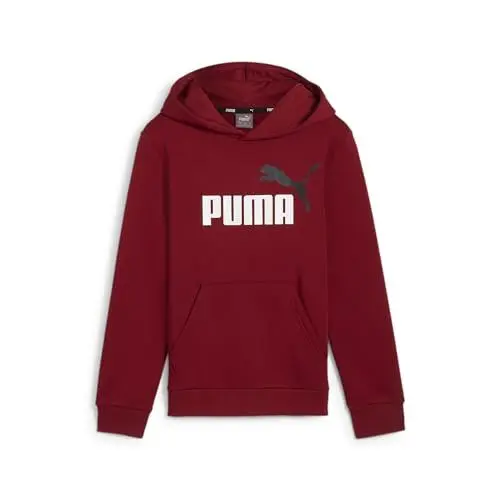 Produktbild: PUMA Jungen ESS+ 2 Col Big Logo Hoodie FL B Sweat, Intense Red, 176 EU