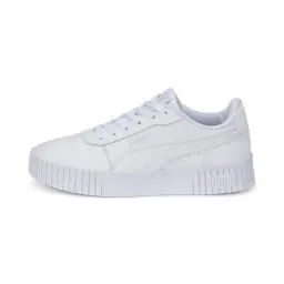 Produktbild: PUMA Mädchen Carina 2.0 Jr Sneaker, Puma White Puma White Puma Silver, 37 EU