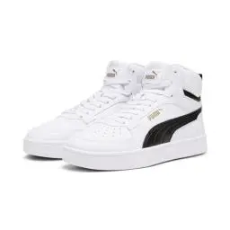 Produktbild: PUMA Unisex Kinder Caven 2.0 Mid Jr Sneaker, Puma White Puma Black Gold, 38.5 EU