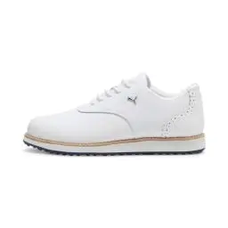Produktbild: PUMA Damen Avant WMNS Golf Shoe, White-Deep Navy-Sand Dune, 40.5 EU
