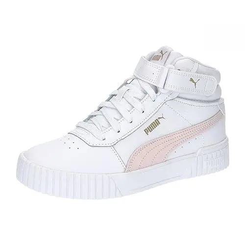 Produktbild: PUMA Damen Carina 2.0 Mid Sneaker, White Frosty Pink Gold, 39 EU