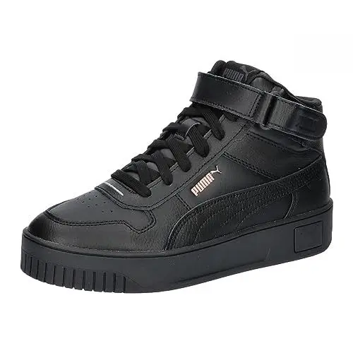 Produktbild: PUMA Damen Carina Street Mid Sneaker, Black Black Rose Gold, 38 EU