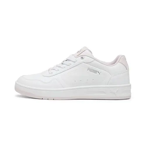 Produktbild: PUMA Damen Court Classy Sneaker, White-Whisp of Pink Silver, 40 EU