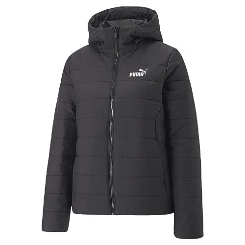 Produktbild: PUMA Damen ESS Hooded Padded Jacket Gepolsterte Jacke, Schwarz, M