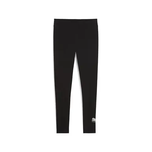 Produktbild: PUMA Damen ESS METALLIC Leggings jogginghose damen, PUMA Black-Metallic Silver, S