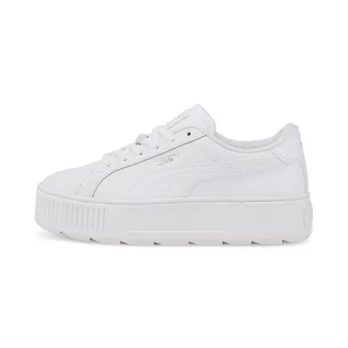 Produktbild: PUMA Damen Karmen L Sneakers, Puma White-Puma White-Puma Silver, 41 EU