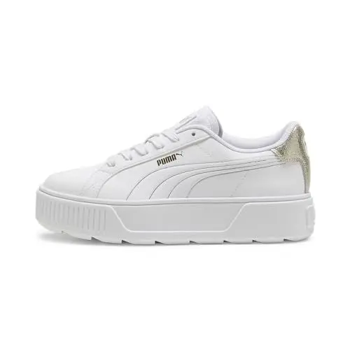 Produktbild: PUMA Damen Karmen Metallic Shine Sneakers 42White Silver Gold Metallic