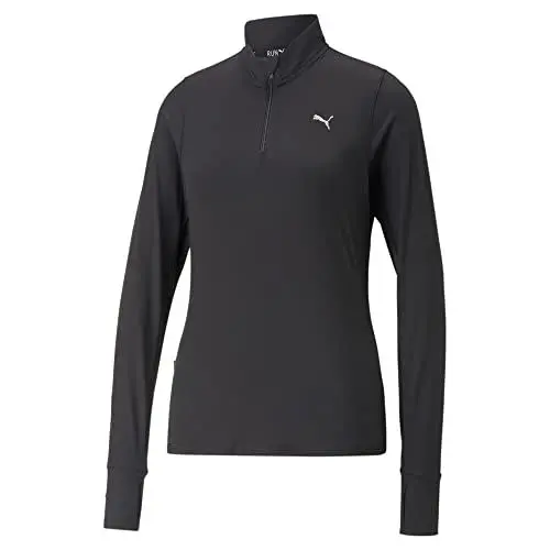 Produktbild: PUMA Damen Run Favorite 1/4 Zip W Pullover, Schwarz, M
